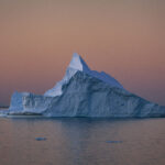 Sunset Iceberg